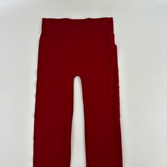 True Rock Leggings Womens Red Ribbed - Picture 4 of 10